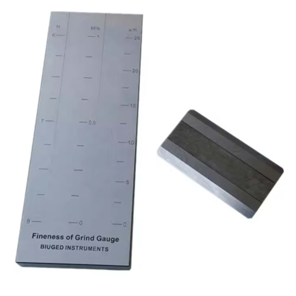 BİUGED MARKA Grindometre 0-15 Mikron- 0,75 mikron