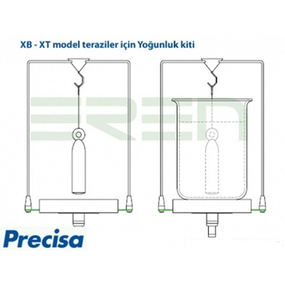 Yoğunluk Kiti+Precisa Analitik Terazi için