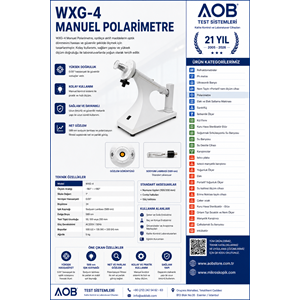 Analog Manuel Polarimetre -±180º-