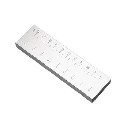 Tek kanallı grindometre 0-100 mikron 5 mikron-µm/Hegman