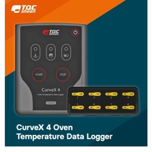 YENİ Curve – X4 OvenLoggerKit - 8 kanallı, ekransız model Kurutma Fırını Sıcaklık Kontrol ve Kayıt Sistemi // Termograf