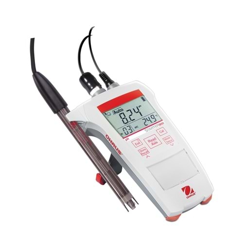 Portatif PH Metre +ST350 PH cam elektrod elketrod dahil