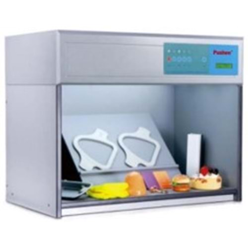 Renkli Işık Kabini 5 ışıklı -Işık kaynağı: D65,TL84,F,UV,CWF Ebatlar: 650x400x500 mm