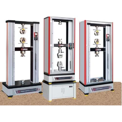 100KN Bilgisayar Kontrollü Elektronik Üniversal Çekme Test Cihazı+manuel sıkmalı çene