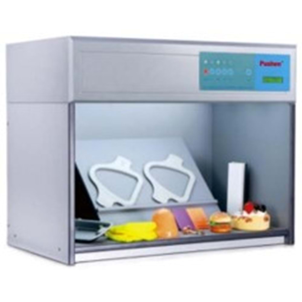 Renkli Işık Kabini 5 ışıklı -Işık kaynağı: D65,TL84,F,UV,CWF Ebatlar: 650x400x500 mm