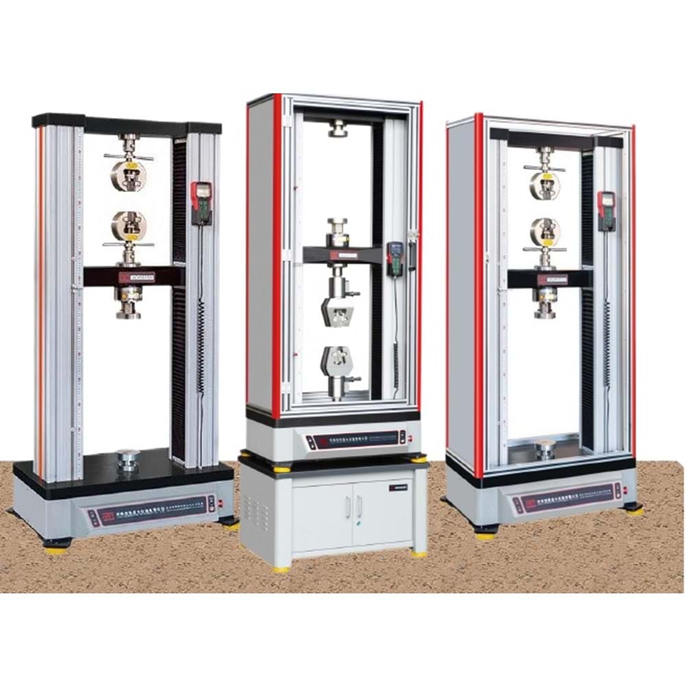 100KN Bilgisayar Kontrollü Elektronik Üniversal Çekme Test Cihazı+manuel sıkmalı çene